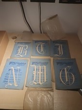  Hand Embroidery Washable Letters Vintage Kaycose