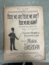 Antique Sheet Music , Military