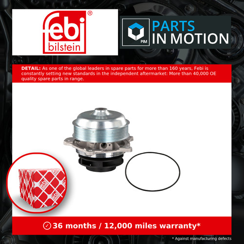 Water pump 106495 febi coolant - water,