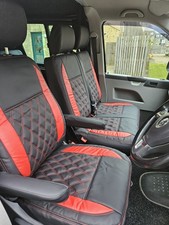 Fit With: VW Transporter T5 T6 Seat Covers 3 Seater 1+2 with 2 armrest covers