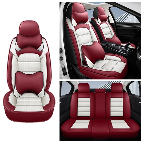 Luxury wine red cream leather - luxury,