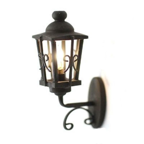 Dolls house black carriage - black,