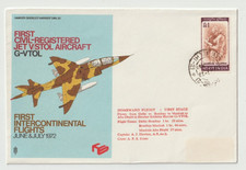 22/7/1972 India Flown Cover -