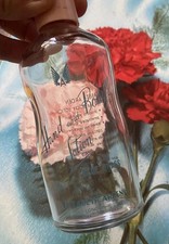 Vintage Hand & Body Lotion Glass Bottle Blue Grass Elizabeth Arden - Empty