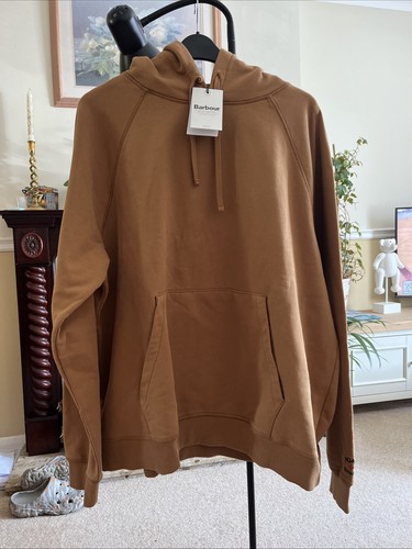 Barbour xxl mustard hoodie - xxl,
