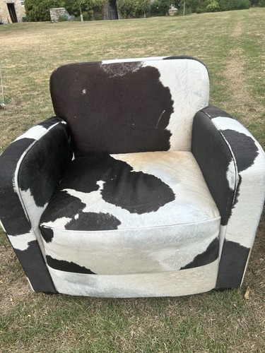 Cow hide chair - cow,