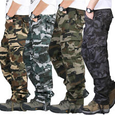 Men’s BDU Tactical Trousers Military Style Pants Multi Pockets Camouflage Combat