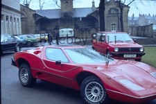  35mm Slide Nova Kit Car Huddersfield 1980's Vw Polo Background 