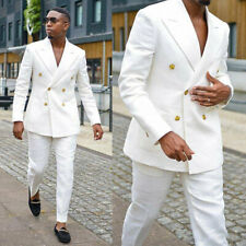 Fashionable Mens White Linen