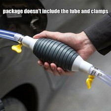 Manual Fuel Pump High Flow Motorcycle Car Hand Siphon Gasoline Diesel Transfer