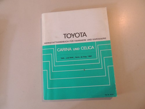 Workshop manual toyota celica - workshop,