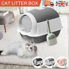 Large Hooded Cat Litter Box