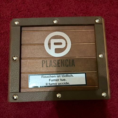 Plasencia wooden cigar humidor - cigar,