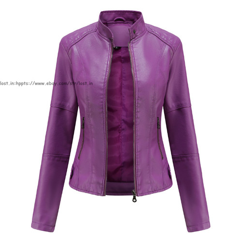 Faux leather jacket women - leather, women's