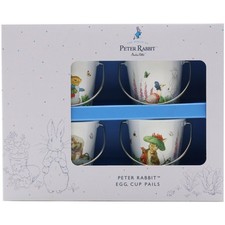 Peter Rabbit Egg Cup Pails Set