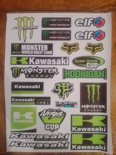 Monster energy sticker - monster, sheet