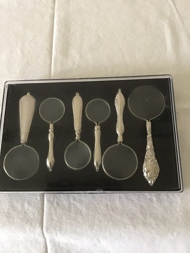 Vintage boxed set six metal - set,