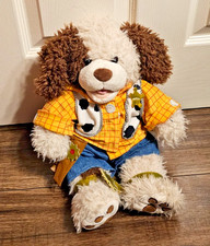 Build a Bear Shaggy Dog Soft Toy with Disney Toy Story Woody Outfit