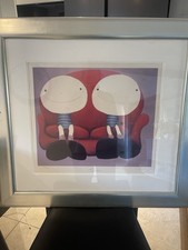 Mackenzie Thorpe Twins Signed Limited Edition Print Framed and Mounted