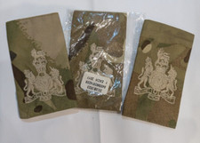 British Army Regimental Sergeant Major (RSM) MTP RANK SLIDE set of 3 slides