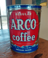 Vintage 2 LB. Argo COFFEE Tin