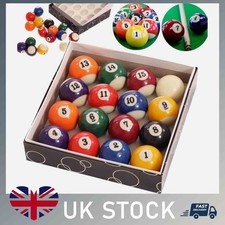 Full Size UK Regulation 16 Spots & Stripes Pool Ball Set 2" Billiard Ball