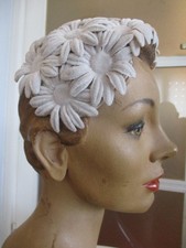 VINTAGE FLORAL 1950s HAT