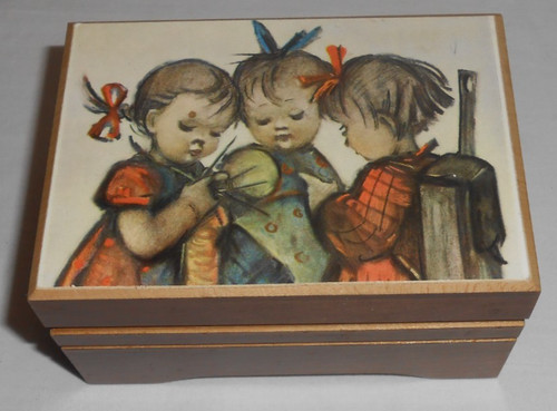 Vintage swiss music - swiss, box