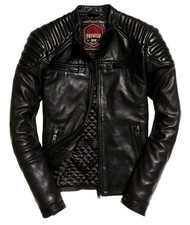 Superdry leather hero racer - ,