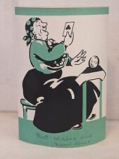 Vtg Fortune Tell Gypsy Tarot Card Teller Christmas 1946 Greeting Card (EB9236)