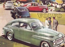 VOLVO PV 544 DOUBLE SIDED LEAFLET, UR. 6564. 8. 400.000 (USA).