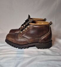 Getta Grip 80s Vintage Brown Leather Boots Size 5 - Made In England