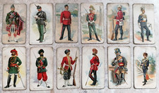 THE AMERICAN TOBACCO COMPANY Military Uniforms x12  Bengal Madras Lancers 1900