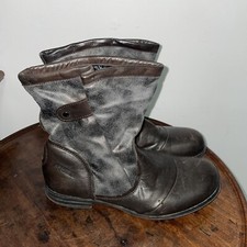 Bunker boots dark brown EU 40 Pull On Ankle Ladies