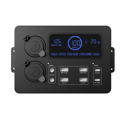 12v power station with fast - with,