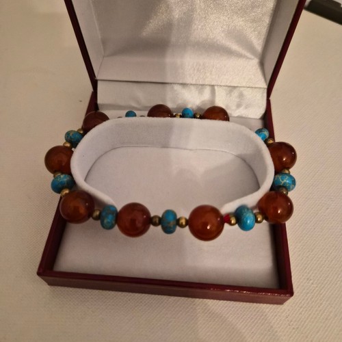 Ruby agate and imperial - ruby,