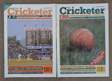 2 x the cricketer international back issue magazine jan 1992 & oct 1992