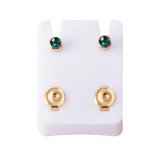 Gem earrings ear studs stud - earrings,