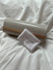 JIMMY CHOO BEIGE TAN SNAKESKIN AUTHENTIC EYEGLASSES SUNGLASSES CASE