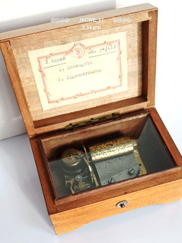 Antique thorens note music - thorens, 38