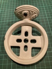 Vintage White French Enamel Soap Holder