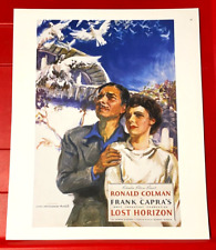 Lost Horizon Ronald Colman Movie/Film Poster Art PICTURE / PRINT 12" x 9.5"