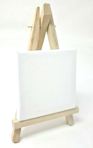 16cm wooden easel with - 16cm, mini