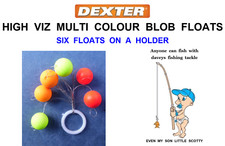 MULTI COLOUR 10mm BLOB FLOATS