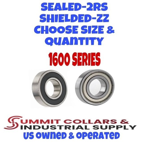 1600 series radial bearings