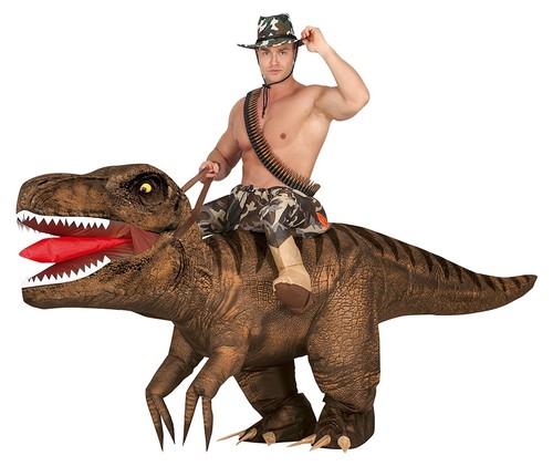 Adult inflatable rex - adult, t-rex