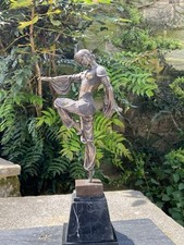 Demetre Haralamb Chiparus (1886-1947), A cast bronze Russian Dancer figure 51cm