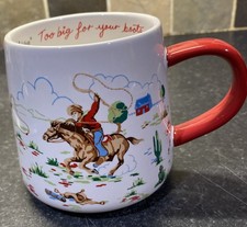  Cath Kidston rodeo COWBOY BILLIE MUG brand new
