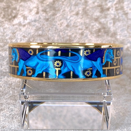 Vintage hermes enamel bangle - vintage,