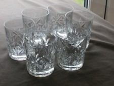 6  x Lovely  Cut Crystal